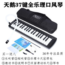 Swan brand mouth organ full music 37 key children beginner students use teaching to play adult oral piano instruments