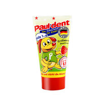 Paul-dent kids can swallow toothpaste four kinds of fruit flavor 1-6 years old