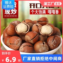 New years goods northeast hazelnuts a total of 500g wild original cooked large particles open to fruit opener childrens snacks