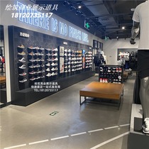 Nike sports shoe store shoe rack display rack store decoration wall shelf display rack clothing store commercial display cabinet