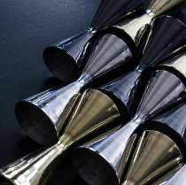 Bar sail anti-drop stainless steel integrated high quality wine measuring engraved ounce gift machine bartender utensils