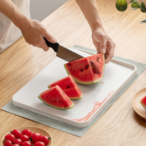Cutting board Japan ASVEL kitchen household plastic double-sided cutting board Auxiliary food fruit cooked food chopping board Chopping board