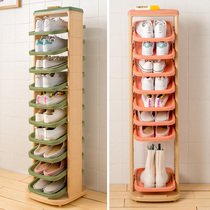Shoe rack Japan imported household door shoe finishing rack storage rack Indoor multi-layer shoe rack Plastic shoe cabinet
