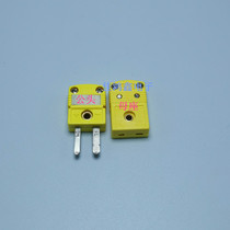 United States imported thermocouple plug T-type K socket connector SMPW male and female connector small yellow K plug