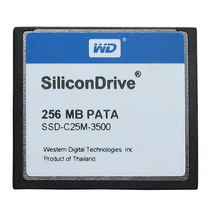 WD SiliconDrive CF 256MB PATA SSD-C25M-3500 industrial cfcard 256M