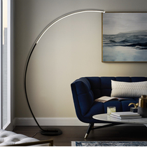 Floor lamp Living room bedroom design sense light luxury simple modern study reading bed sofa vertical net red fishing lamp