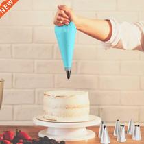 8 14 Pcs A Set Silicone Pastry Bags Tips Kitchen DIY Cake I
