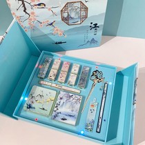 Tanabata limited lipstick set gift box Full set of makeup carving set box Xizi official website flower fairy concentric lock