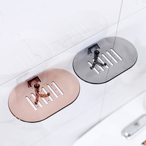 USIJU drain soap box Bathroom punch-free wall-mounted soap rack Bathroom soap rack Soap holder