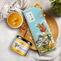 Plum Qi Changbai Mountain Ginseng Honey Linden Tree Honey Ginseng Honey Northeast Honey Honey 3 bottles Gift Box