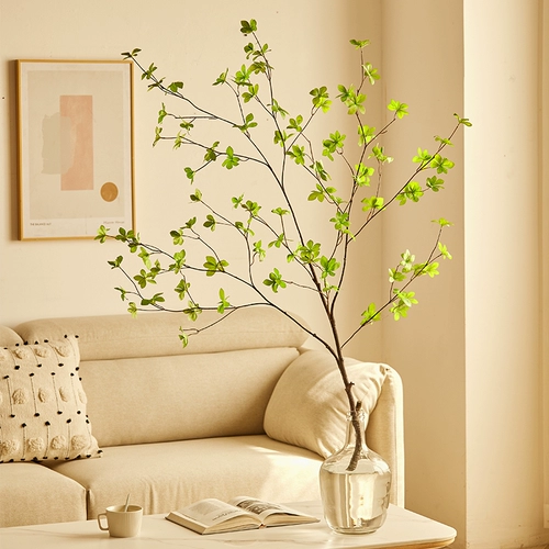 Японская висящая колокольчика моделирование растений зеленое растение лошади пьяное дерево бионические бионические бионические часы ветви гостиная