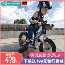Germany KK race balance car childrens sliding scooter without foot shock absorption 2-3 years old 6 children walker