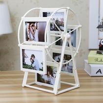 Creative DIY handmade gift custom photo Ferris wheel rotating photo frame set photo album wedding birthday goddess festival