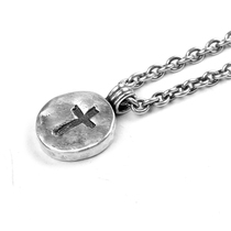Cross necklace 99 sterling silver jewelry thick pendant revival classic round brand personality fashion men and women couple handmade