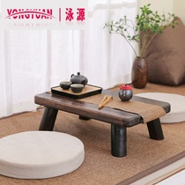 Japanese Tatami coffee table Simple bay window table Kang table Balcony low table Zen bay window sill small table Tea table