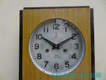 1980s Guangdong Shantou Lighthouse brand wide-body flat old wall clock Nostalgic collection props display old watches
