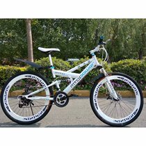 Phoenix front and rear double shock absorption mountain bike 26 inch 24 inch men and women variable speed bicycle off-road mountain bike student self