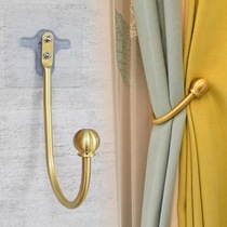 Cotton Mercy Simple Modern Brass Curtain Hook hook hook without punching ball-free ball soda hook accessories