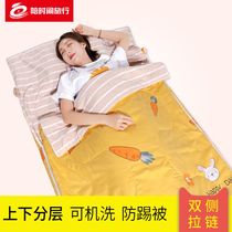 Autumn and winter thickened cold-proof adult cotton sleeping bag indoor kicking is adult lunch break office duty outdoor camping