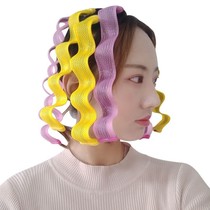 Lazy curling hair artifact student does not hurt hair big wave curling rod eight-character bangs curling hair cone egg roll Hairband