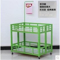 Cart promotion float clothing store special price car supermarket special price frame sub promotion car stall folding pile shelf