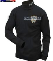 New York law enforcement agency original public hair cotton high collar duty long sleeve shirt turtle neck autumn and winter base shirt do not return