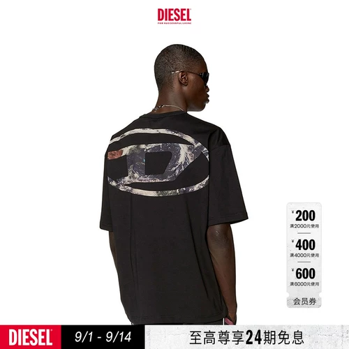 Diesel, демисезонная футболка, с печатью вашего логотипа