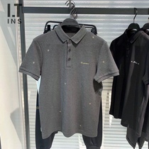 IT ins Port wind POLO shirt tide brand new summer mens business casual T-shirt letter embroidery lapel short sleeve