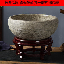 Jingdezhen ancient method fish tank ceramic fish tank turtle water lily bowl lotus Lotus pot home living room small balcony