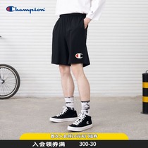 Champion champion official website flagship store official pants shorts 21 new pure cotton straight mens pants summer and autumn tide