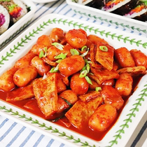 West Tower Granny Cheese Rice Cake Korean Sandwich New Year Cake Bar Korean Fried Rice Cake Hot Pot Ingredients Sauce