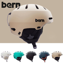 New American Bern Veneer Ski Helmet Ultra Light Carbon Armor Macon Mens Ski Helmet Sports Snow Armor MIPS
