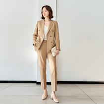 Miss Bird Superior Sense Suit Suit Woman Spring Fashion Temperament 2021 New Exploits Card Its Color Professional West Suit