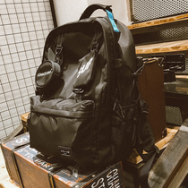 CHAOFANJI Japanese trendy brand backpack mens large-capacity high school student school bag travel computer backpack women