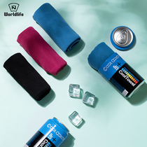 Japanese cold towel sports towel fitness sweat absorption quick-drying towel men and women running basketball sweat towel cooling cool feeling