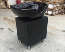 Sitting shampoo bed Hair salon Barber shop Ceramic plastic shampoo basin bed flushing pool Beauty salon direct sales simple column