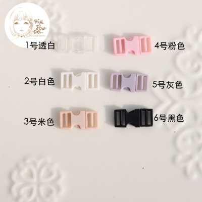 taobao agent Spot 6mm inner diameter resin socket mini buckle buckle BJD baby clothing accessories accessories DIY