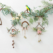 Pastoral wind Huanchuang Kindergarten corridor stair wall Creative forest department Aerial hanging charm Pastoral wind decorative pendant