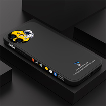Apple 13 12 mobile phone case new astronaut iPhone12Pro max liquid silicone 11 soft Tide brand