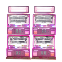 Four-person boutique doll machine Net red scan code large shopping mall special transparent clip doll gift key chain gift machine