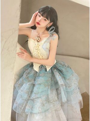 taobao agent Set, evening dress, Lolita style