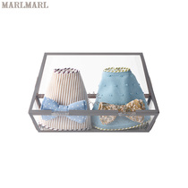 MARLMARL newborn baby saliva towel gift box Mens birthday present Summer gift Xia Gift Purse 2 pieces of boy
