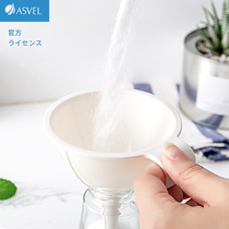 Japan imported plastic milk powder funnel for anti-sprinkling household kitchen use small mouth split small funnel