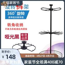 Cloakroom rotating corner hanger wardrobe cloakroom rotating hanger S-shaped corner corner hanger
