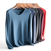 No-scratches warm underwear men thickened and velvety velvet self-heating winter autumn clothes single blouse blouse long sleeve undershirt