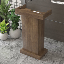 Lecture table Lecture table Simple modern hotel restaurant Reception desk Small welcome desk Meeting room podium