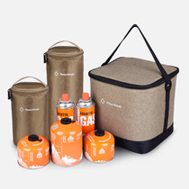  Thous Winds outdoor bucket storage bag Camping picnic flat gas tank convenient anti-collision storage bag Storage bag