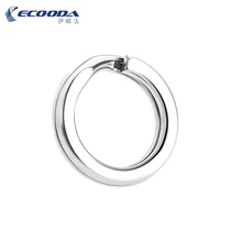 Yikuda Luya sea fishing iron plate ring seamless single circle solid ring connector Stainless steel O-shaped Luya flat ring