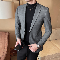 Rich bird mens suit jacket 2021 Spring and Autumn New Korean trend casual British slim suit man