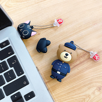 Cute Biscuits Cubs U Pan 64G White Toast Pavilion same girl mobile phone computer dual-use Youpan Custom Enterprise Alien